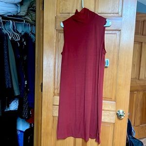 Old Navy sleeveless turtleneck shift dress